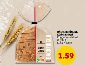 PENNY Bäckerkrönung kürbis laiberl Angebot
