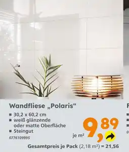 Globus Baumarkt Wandfliese polaris Angebot