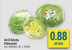 diska Gut & günstig eisbergsalat Angebot