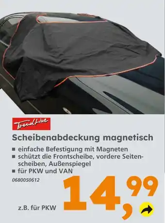 Globus Baumarkt Trendline scheibenabdeckung magnetisch Angebot