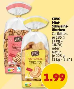 PENNY Covo mini-schweins-öhrchen zartbitter Angebot
