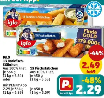 PENNY Iglo 13 backfischstäbchen Angebot