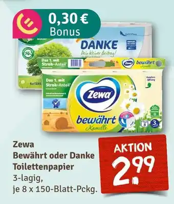 nahkauf Zewa bewährt kamille Angebot