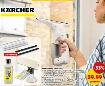 PENNY Kärcher fenstersauger kw1 plus Angebot