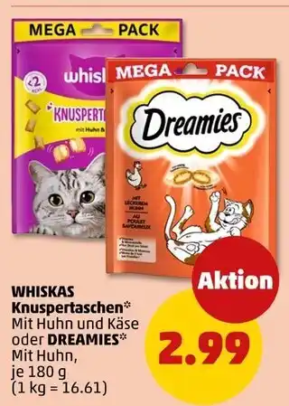 PENNY Whiskas knuspertaschen Angebot