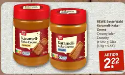 nahkauf Rewe beste wahl karamell-keks-creme crunchy Angebot