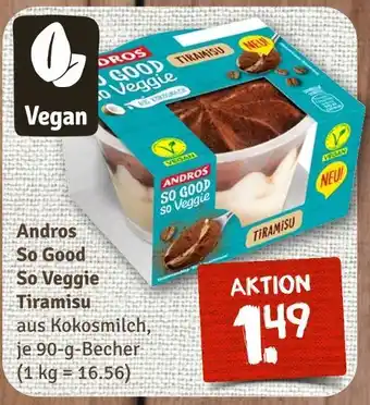 nahkauf Andros so good so veggie tiramisu Angebot