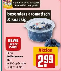 REWE Rewe beste wahl heidelbeeren Angebot