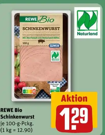 REWE Rewe bio schinkenwurst Angebot