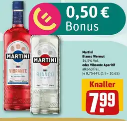 REWE Martini bianco wermut oder vibrante aperitif Angebot