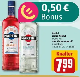 REWE Martini bianco wermut oder vibrante aperitif Angebot