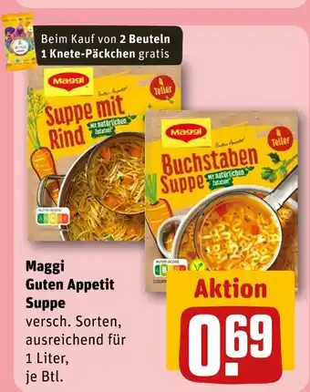 REWE Maggi guten appetit suppe Angebot