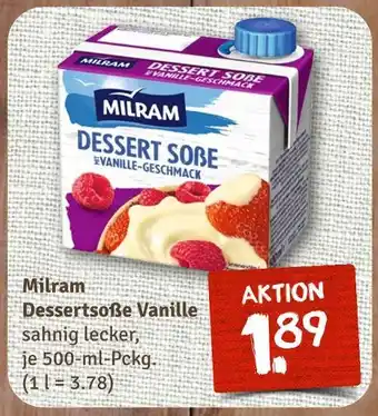 nahkauf Milram dessertsoße vanille Angebot