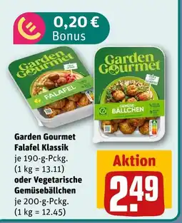 REWE Garden gourmet falafel klassik Angebot
