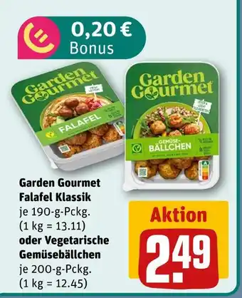 REWE Garden gourmet falafel klassik Angebot