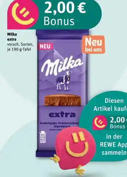REWE Milka schokolade extra Angebot