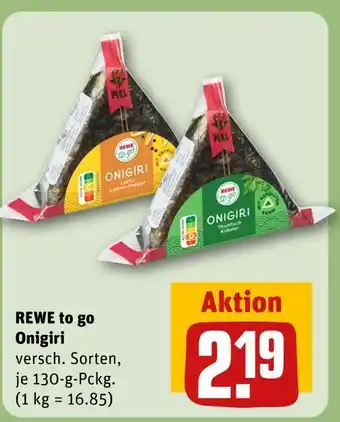 REWE Rewe to go onigiri lachs-mayo Angebot