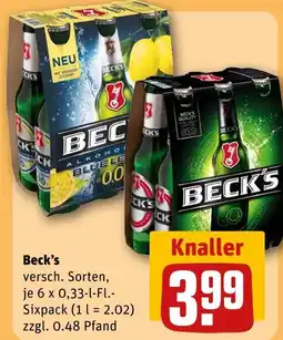 REWE Beck’s beck’s Angebot