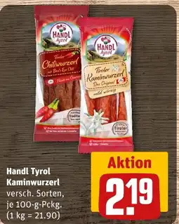 REWE Handl tyrol tiroler chiliwurzerl Angebot