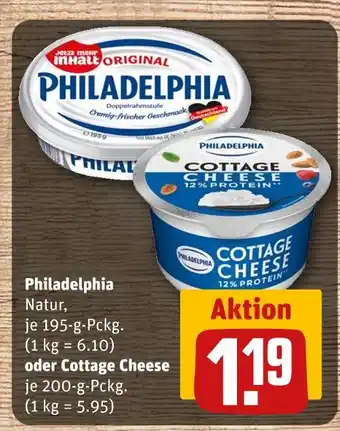 REWE Philadelphia philadelphia natur Angebot