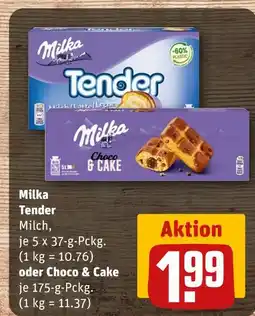 REWE Milka tender milch Angebot