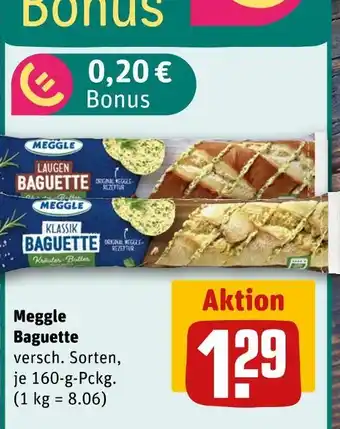 REWE Meggle baguette Angebot