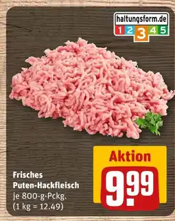 REWE Frisches puten-hackfleisch Angebot