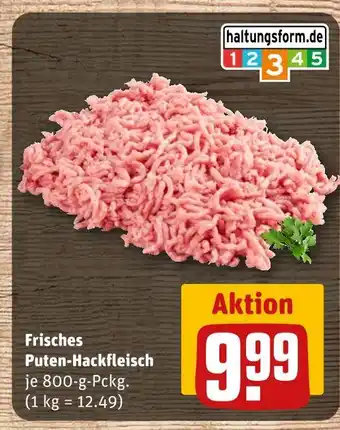 REWE Frisches puten-hackfleisch Angebot