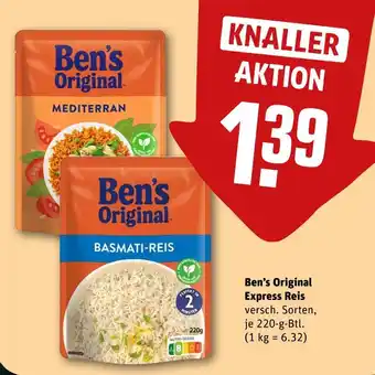 REWE Ben's original mediterran Angebot