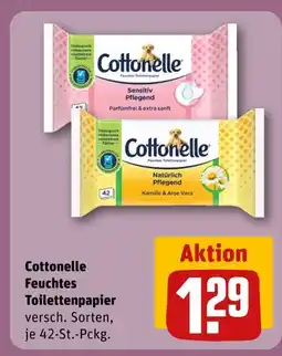 REWE Cottonelle sensitiv pflegend Angebot
