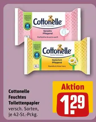 REWE Cottonelle sensitiv pflegend Angebot