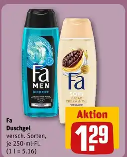 REWE Fa men kick off duschgel Angebot