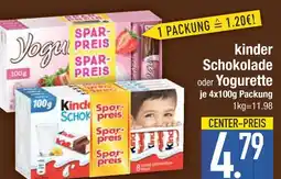 Edeka Kinder schokolade Angebot