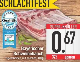 Edeka Bayerischer schweinebauch Angebot