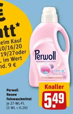 REWE Perwoll renew feinwaschmittel Angebot
