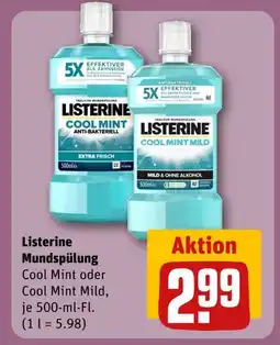 REWE Listerine cool mint Angebot