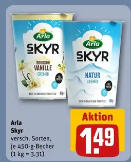 REWE Arla skyr bourbon vanille Angebot