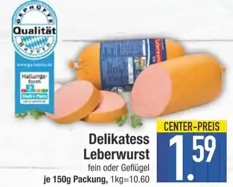 Edeka Delikatess leberwurst fein Angebot