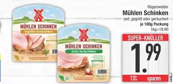 Edeka Rügenwalder mühlen schinken zarter kochschinken Angebot