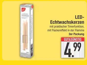 Edeka Gut&günstig led-echtwachskerzen Angebot