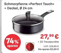 Edeka Schmorpfanne perfect touch + deckel, ø 24 cm Angebot