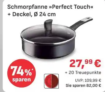 Edeka Schmorpfanne perfect touch + deckel, ø 24 cm Angebot