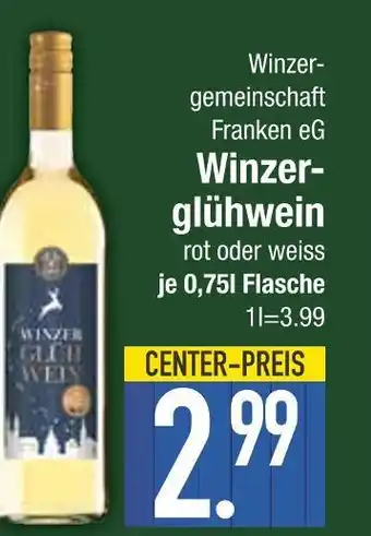 Edeka Winzergemeinschaft franken eg winzerglühwein rot Angebot