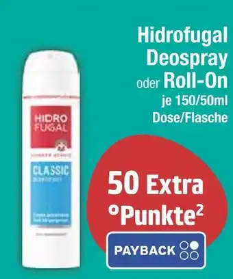 Edeka Hidrofugal deospray Angebot