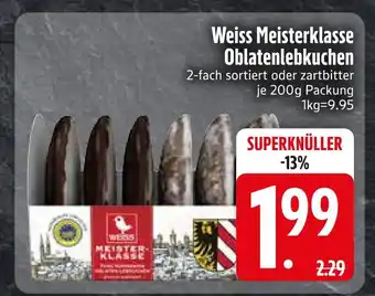 Edeka Weiss meisterklasse oblatenlebkuchen Angebot
