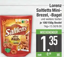 Edeka Lorenz saltletts mini-brezel, -bagel Angebot
