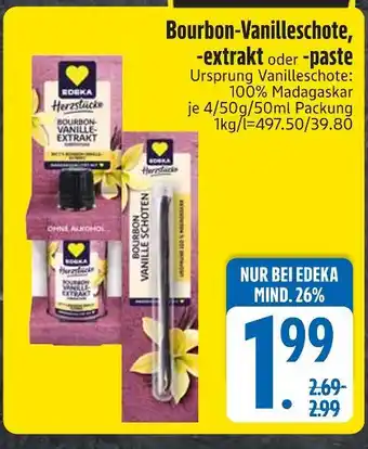 Edeka Edeka bourbon-vanilleextrakt Angebot