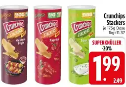 Edeka Crunchips stackers western style Angebot