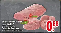 Edeka Schweine-minuten-steaks natur Angebot