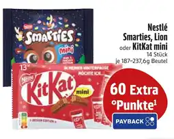 Edeka Nestlé smarties, lion oder kitkat mini Angebot